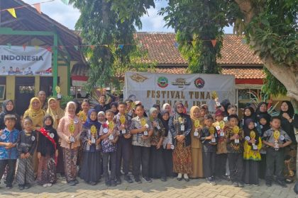 Siswa di Kecamatan Tunjungan mengikuti seleksi Festival Tunas Bahasa Ibu (FTBI), senin 24 Agustus 2026