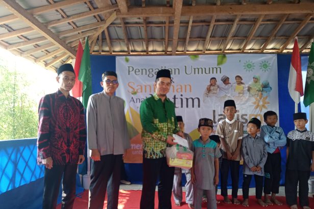 Lazismu Warungpring Salurkan Santunan untuk Anak Yatim