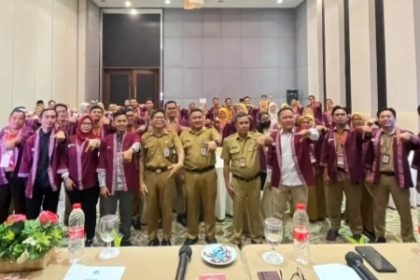 50 guru SD se-Kabupaten Banyumas mengikuti Bimtek Digitalisasi Pembelajaran di Hotel Surya Yudha Purwokerto.