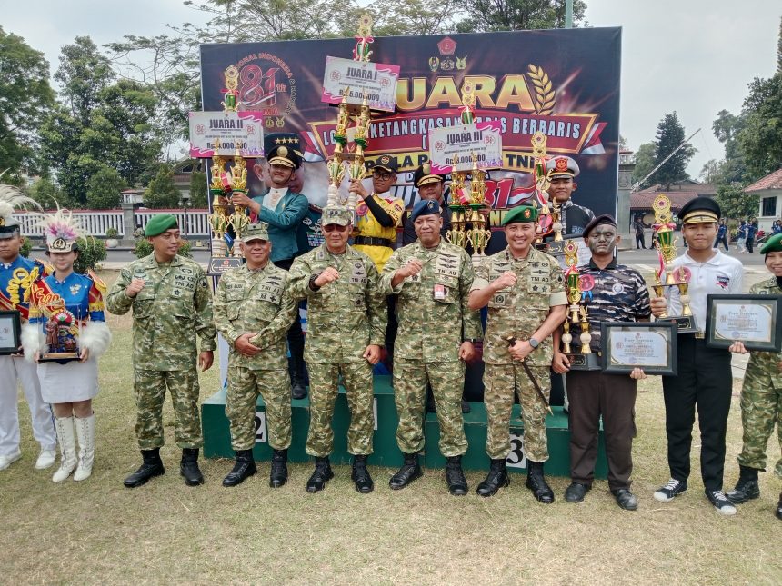 Para juara LKBB Piala Panglima TNI foto bersama usai pengumuman pemenang, Minggu (27/9/2026).