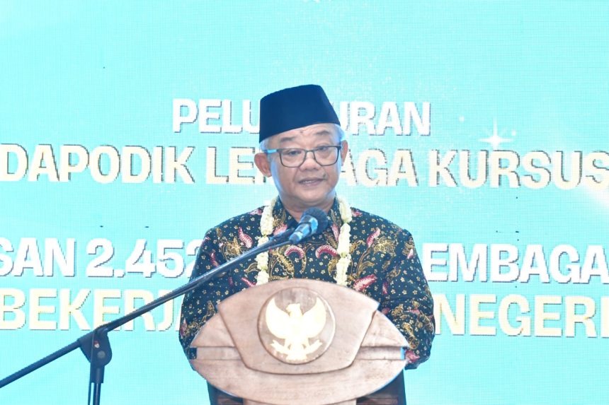 Mendikdasmen Luncurkan Dapodik Lembaga Kursus