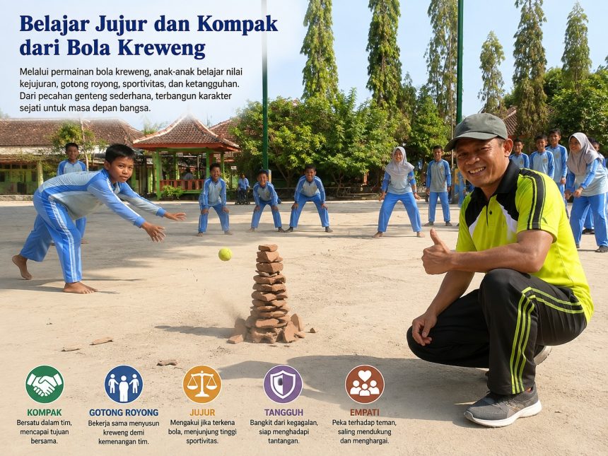 Belajar Jujur dan Kompak dari Bola Kreweng