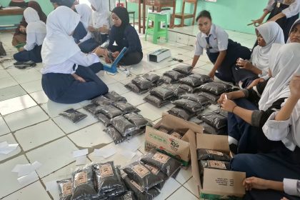 Kompos Limbah Nangka SMPN 34 Makassar