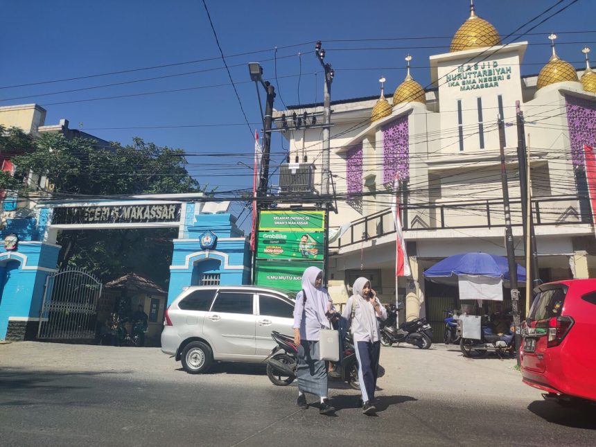 SMAN 5 Makassar, salah satu penerima bantuan program revitalisasi tahun 2026 di Sulawesi Selatan. (foto/dok.tony)